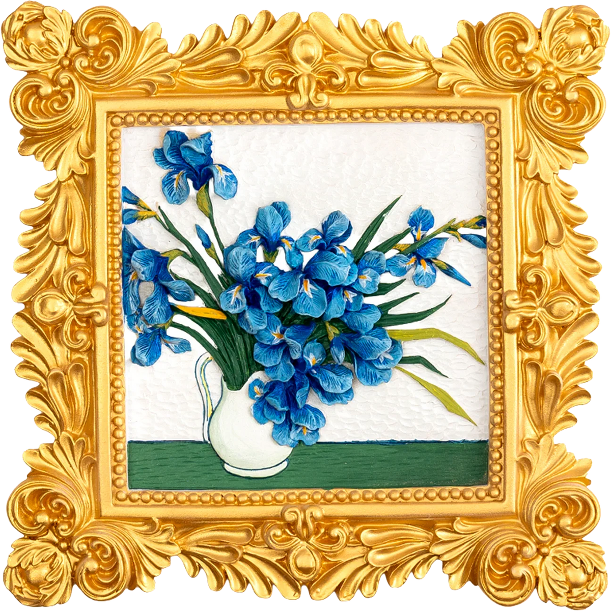 Craft Hero™️ Muddies™️: 3D Wall Frame - Blue Iris